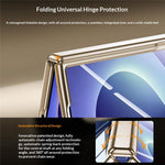 For Samsung Galaxy Z Fold8 Ultra Case with HD Clear Tempered Glass Film , Hinge Protection PC Phone Cover