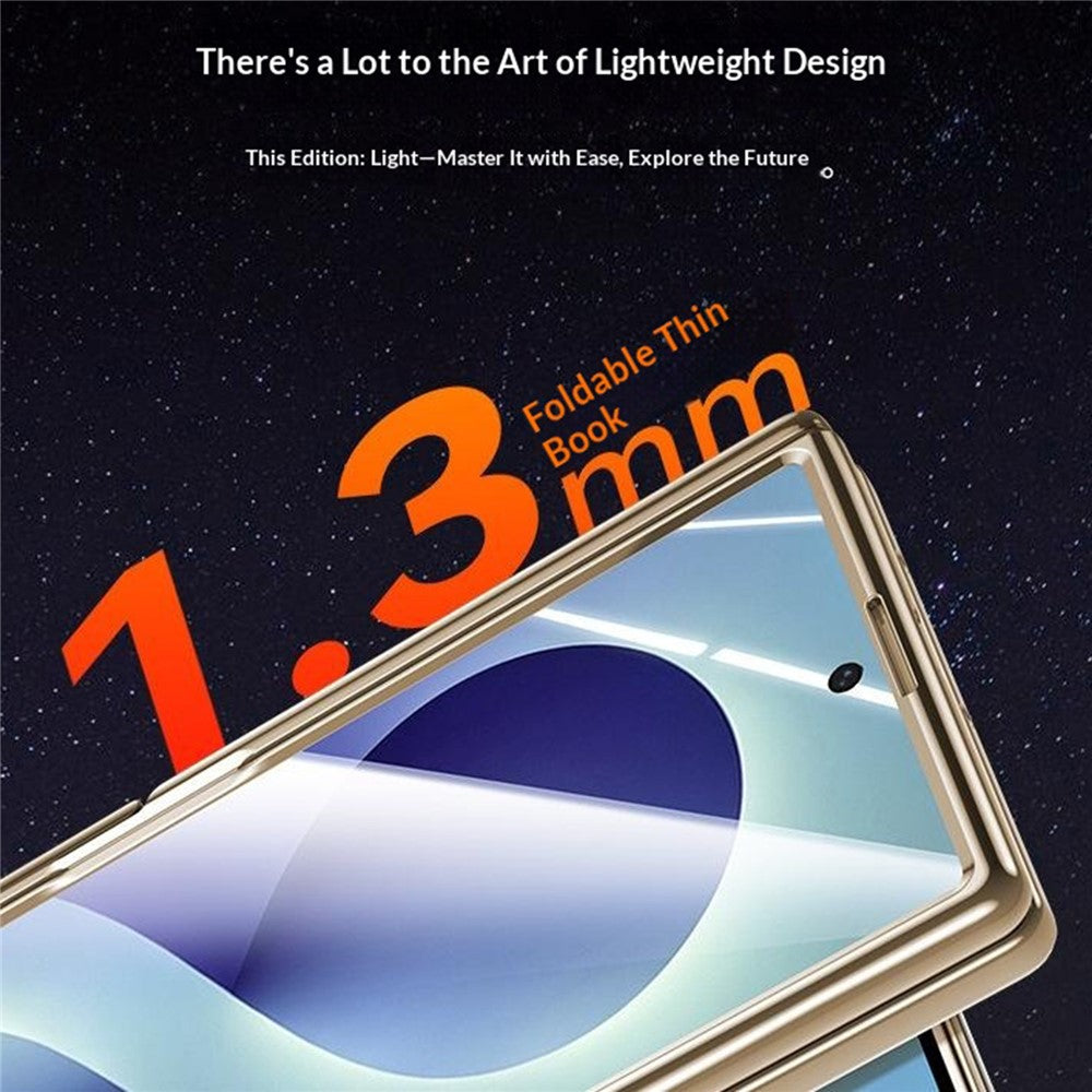 For Samsung Galaxy Z Fold8 Ultra Case with HD Clear Tempered Glass Film , Hinge Protection PC Phone Cover