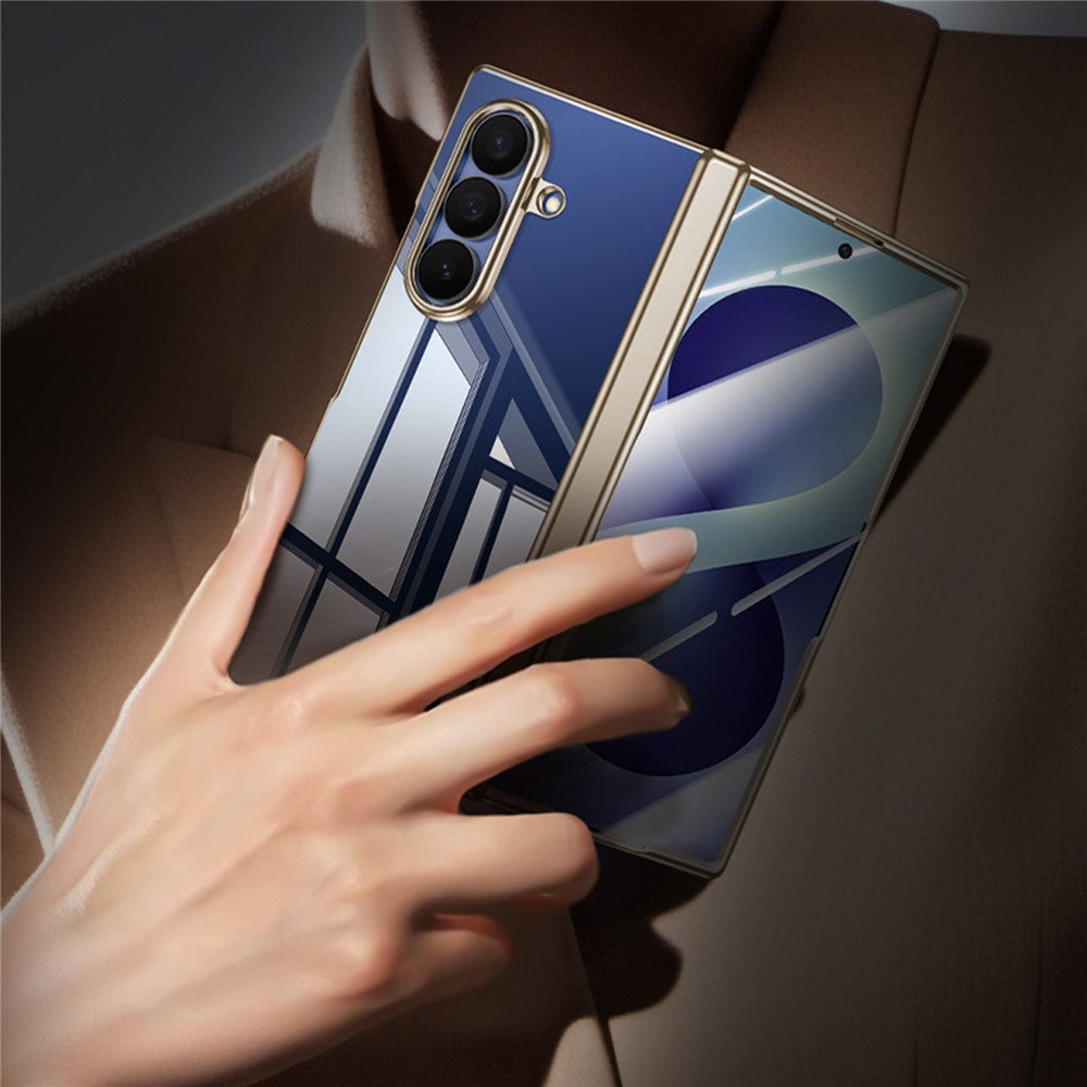 For Samsung Galaxy Z Fold8 Ultra Case with HD Clear Tempered Glass Film , Hinge Protection PC Phone Cover