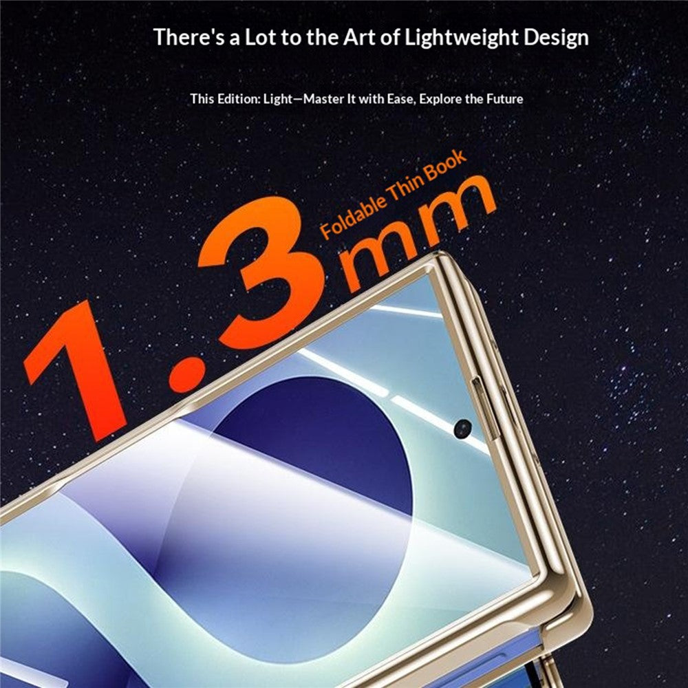 For Samsung Galaxy Z Fold8 Case with Anti-Spy Screen Film , Magnetic Rotating Kickstand Electroplating PC Phone Cover