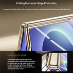 Til Samsung Galaxy Z Fold8 Ultra Cover med HD Klar Skærmfilm, Magnetisk Roterende Støtteben Elektroplettering PC Telefoncover