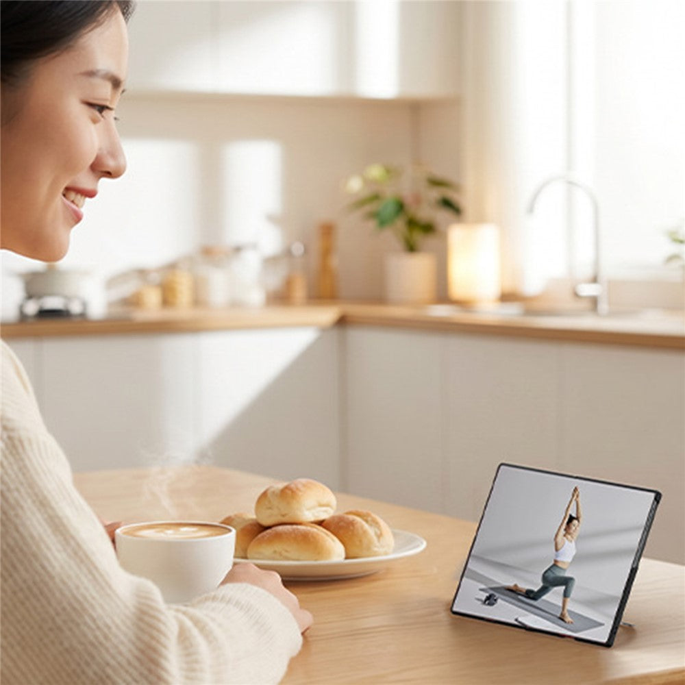 Samsung Galaxy Z Fold8-skal, magnetiskt roterande stöd, hårt PC-skal med HD-klar härdat glasfilm