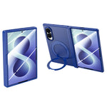 Samsung Galaxy Z Fold8-skal, magnetiskt roterande stöd, hårt PC-skal med HD-klar härdat glasfilm