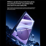For Samsung Galaxy Z Fold8 Ultra Case Magnetic Rotating Kickstand Skin-touch PC Phone Cover with Privacy Tempered Glass Film