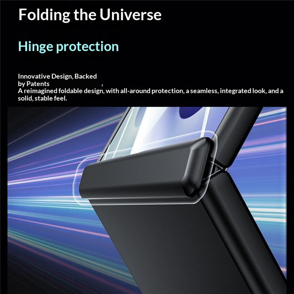 For Samsung Galaxy Z Fold8 Case with Privacy Screen Protector Hard PC Skin-touch Phone Cover