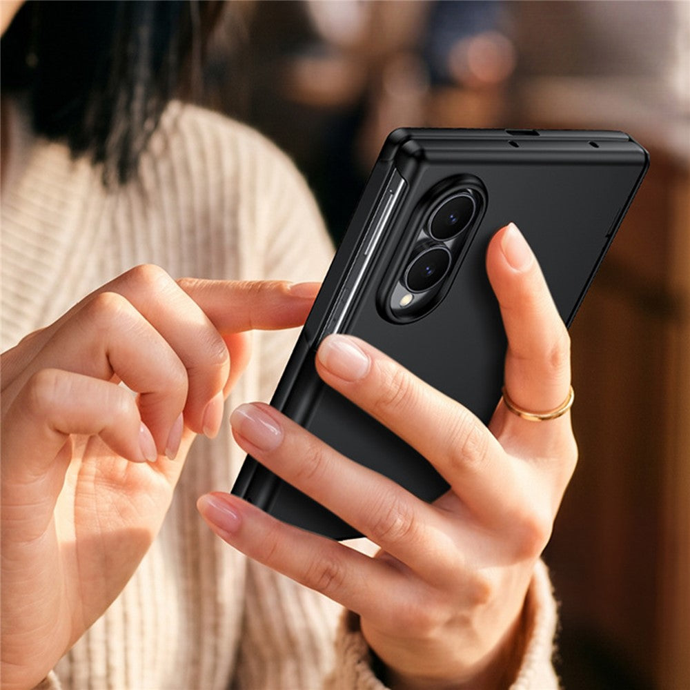 For Samsung Galaxy Z Fold8 Case with Privacy Screen Protector Hard PC Skin-touch Phone Cover