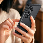 Til Samsung Galaxy Z Fold8 Ultra Cover med HD Klar Hærdet Glasfilm Hårdt PC Skin-touch Telefoncover