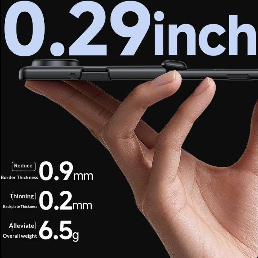 Til Samsung Galaxy Z Fold8 Ultra Cover med HD Klar Hærdet Glasfilm Hårdt PC Skin-touch Telefoncover