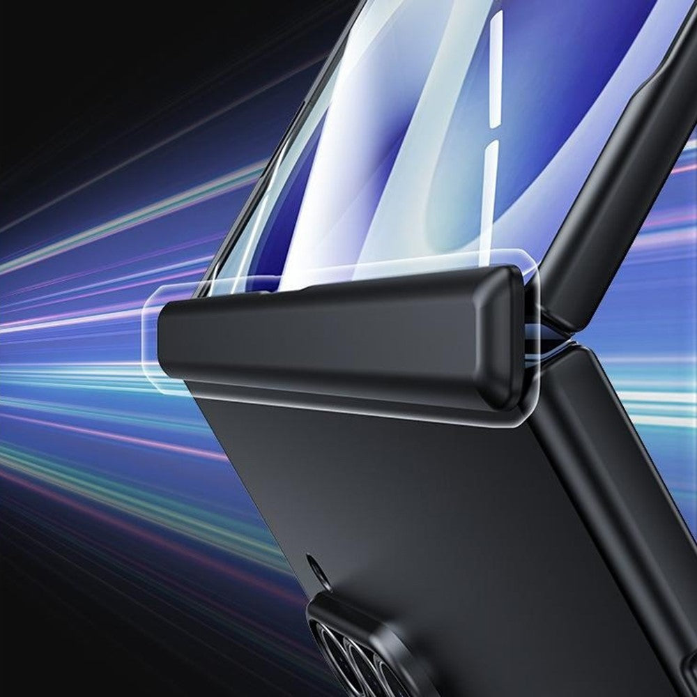 Til Samsung Galaxy Z Fold8 Ultra Cover med HD Klar Hærdet Glasfilm Hårdt PC Skin-touch Telefoncover