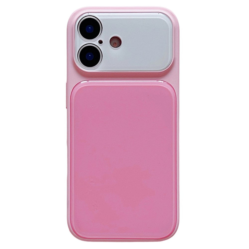 Til iPhone 17 Etui Kontrastfarve PC + TPU Telefoncover