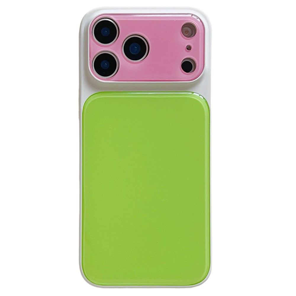 Till iPhone 17 Pro skal med kontrastfärg i PC + TPU