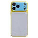 For iPhone 17 Pro Max Case Contrast Color PC + TPU Phone Cover