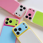 For iPhone 17 Pro Max Case Contrast Color PC + TPU Phone Cover