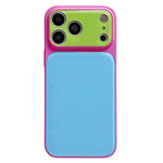 For iPhone 17 Pro Max Case Contrast Color PC + TPU Phone Cover