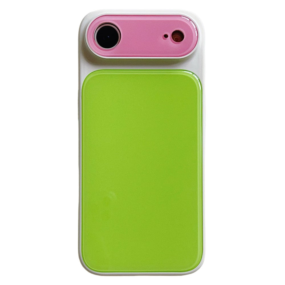 Till iPhone Air-fodral med kontrastfärg PC + TPU mobilskal