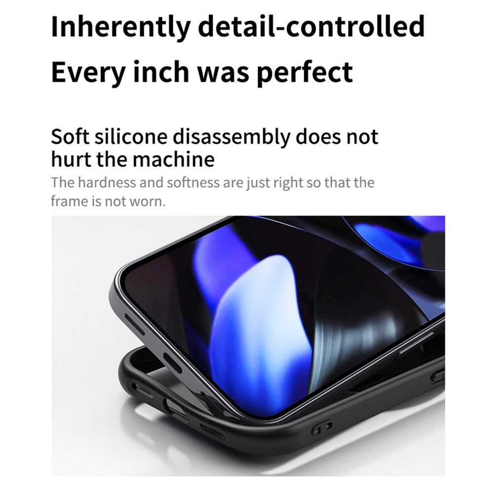 For Google Pixel 11 / 11 Pro Magnetic Case TPU + Acrylic + Metal Kickstand Matte Phone Cover