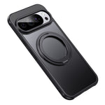 Til Google Pixel 11 Pro XL Magnetisk Cover TPU + Akryl + Metal Stander Mat Telefoncover