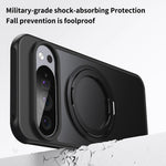 Til Google Pixel 11 Pro XL Magnetisk Cover TPU + Akryl + Metal Stander Mat Telefoncover
