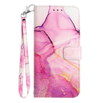 Til Oppo Reno16 FS 5G / Oppo Reno16 F 5G etui med strop, marmormønstret lædertelefondæksel, kortholder