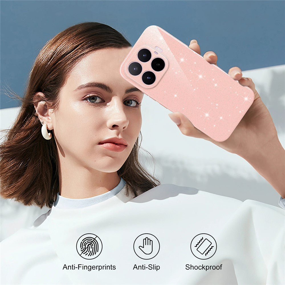 Til Xiaomi 17T Magnetisk Cover Glitter TPU Stødsikkert Telefoncover med Snor