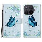 For Xiaomi 17T Wallet Phone Case Anti-Drop Pattern Printing Leather Flip Cover with Strap