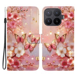 For Xiaomi 17T Leather Case Stand Wallet Pattern Printing Phone Cover with Wrist Strap