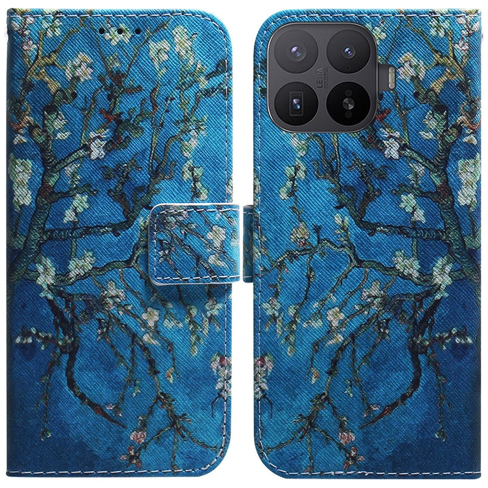 Xiaomi 17T Pro Plånboksfodral Mönstertryck Lädermobilfodral