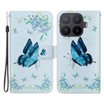 For Xiaomi 17T Pro Wallet Phone Case Anti-Drop Pattern Printing Leather Flip Cover with Strap