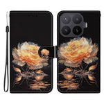 For Xiaomi 17T Pro Wallet Phone Case Anti-Drop Pattern Printing Leather Flip Cover with Strap