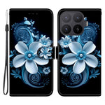 Xiaomi 17T Pro-skal, mönstertryck, läderflipplånbok med mobilsnodd