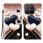 For Xiaomi 17T Pro Leather Case Stand Wallet Pattern Printing Phone Cover with Wrist Strap