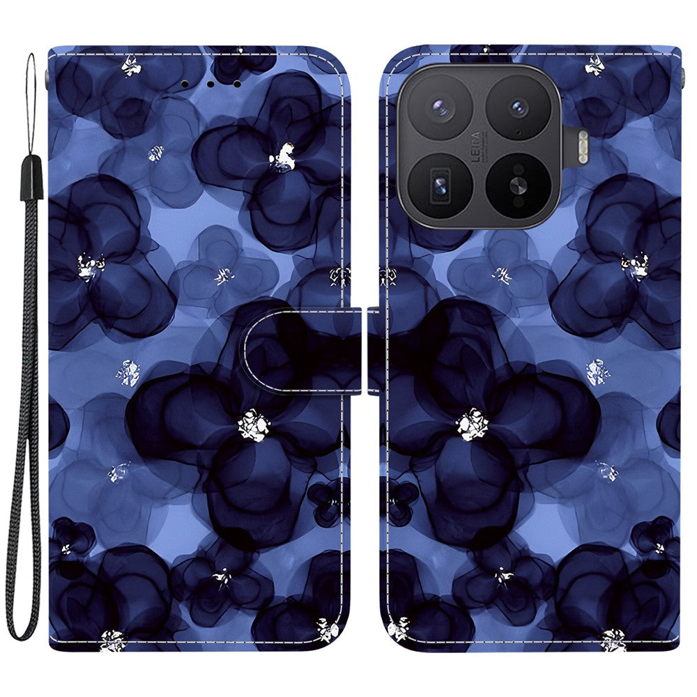 For Xiaomi 17T Pro Wallet Case Pattern Printing Leather Stand Phone Cover with Strap