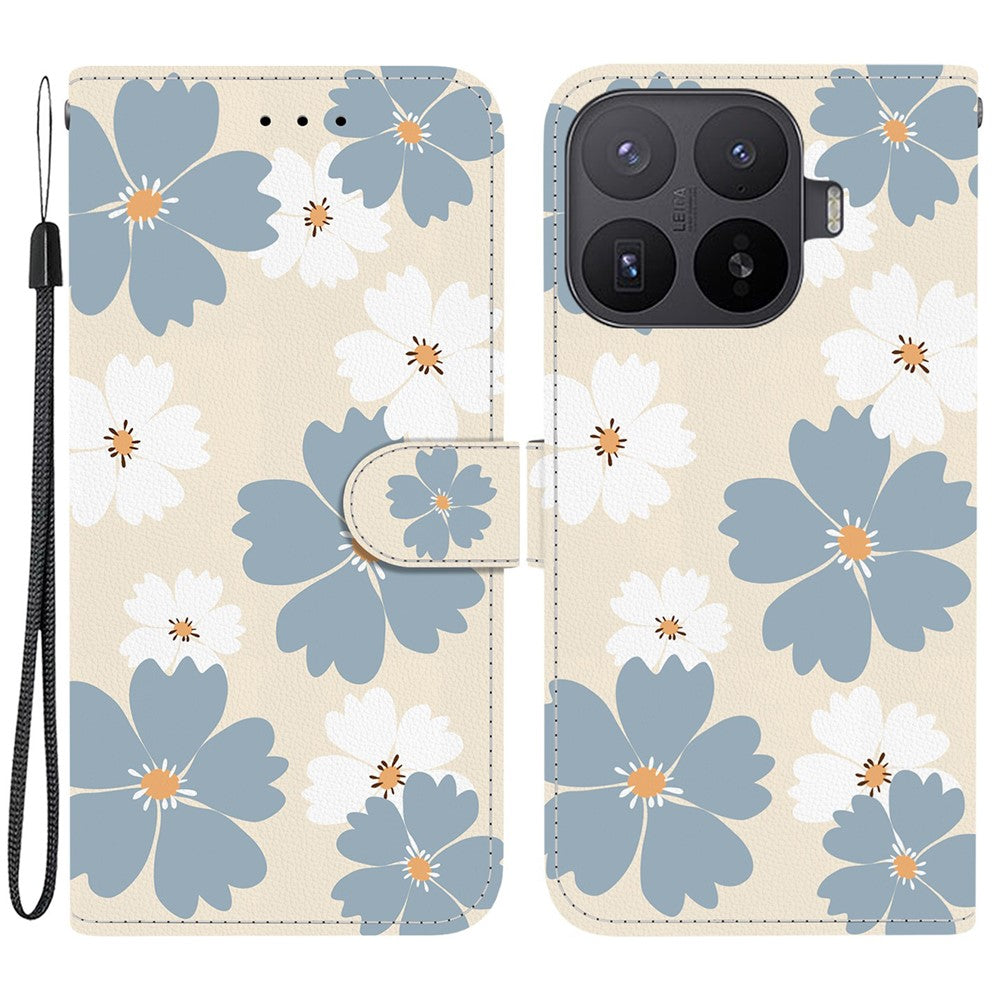 For Xiaomi 17T Pro Wallet Case Pattern Printing Leather Stand Phone Cover with Strap
