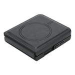 Til Samsung Galaxy Z Flip8 Magnetisk Etui Koskindstekstur PU Læderbelagt PC Telefoncover