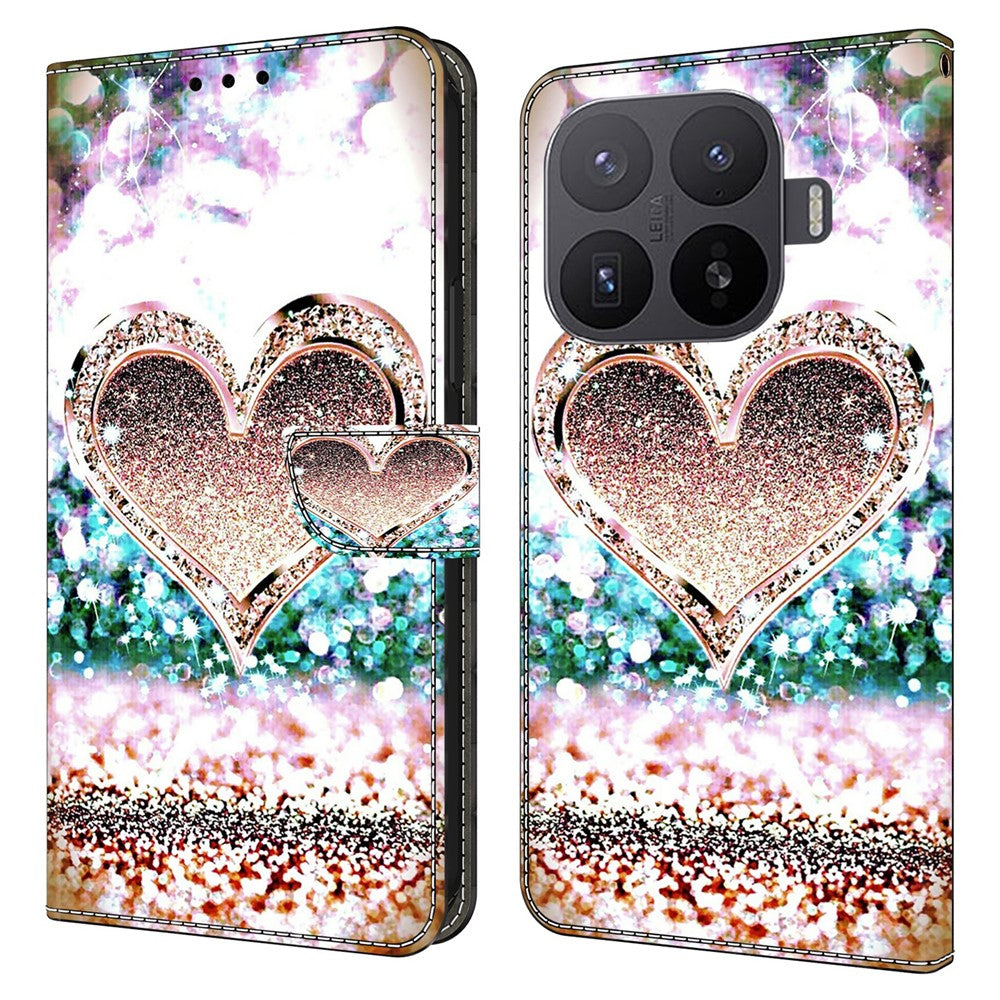 For Xiaomi 17T Wallet Case 3D Pattern PU Leather Phone Cover with Stand