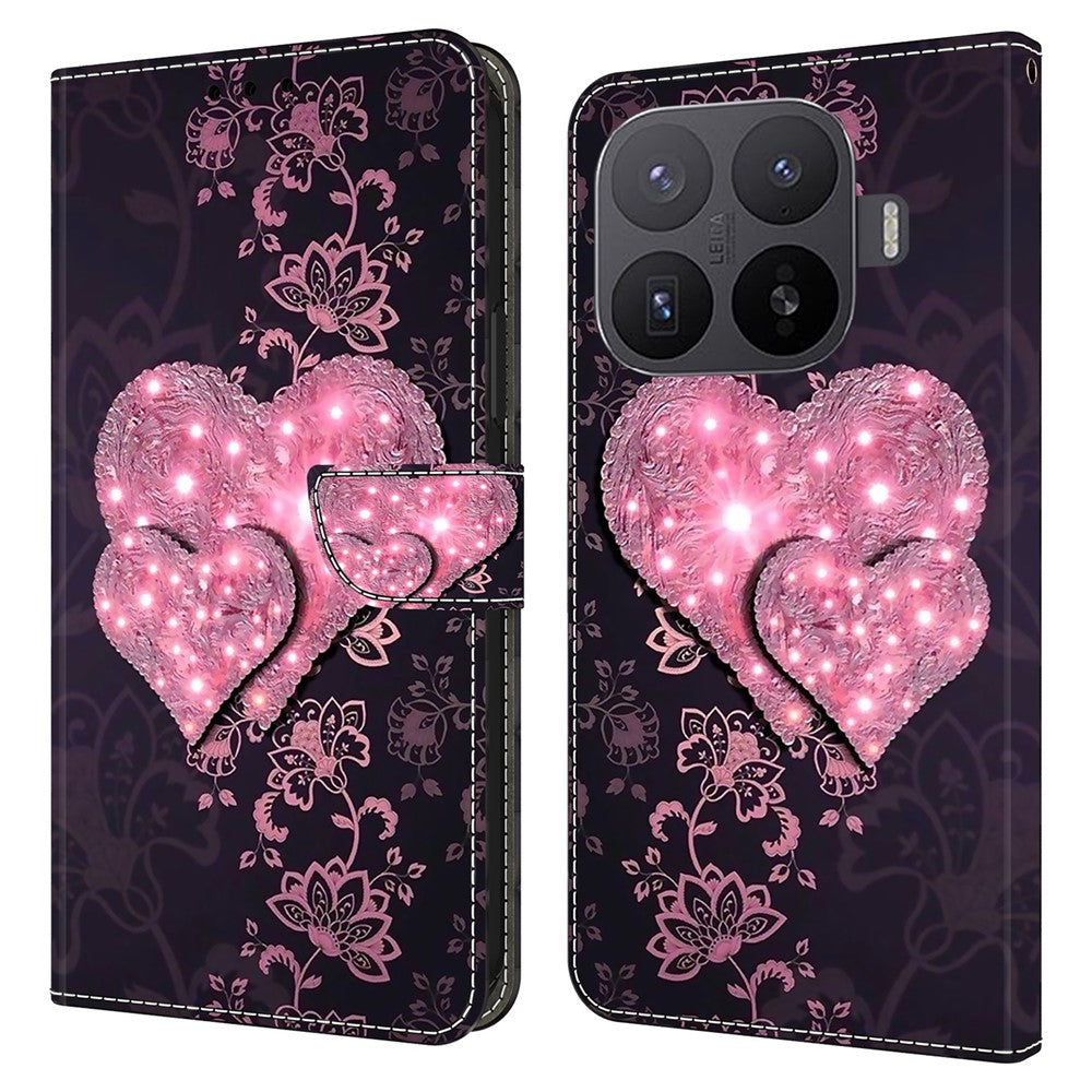 For Xiaomi 17T Wallet Case 3D Pattern PU Leather Phone Cover with Stand