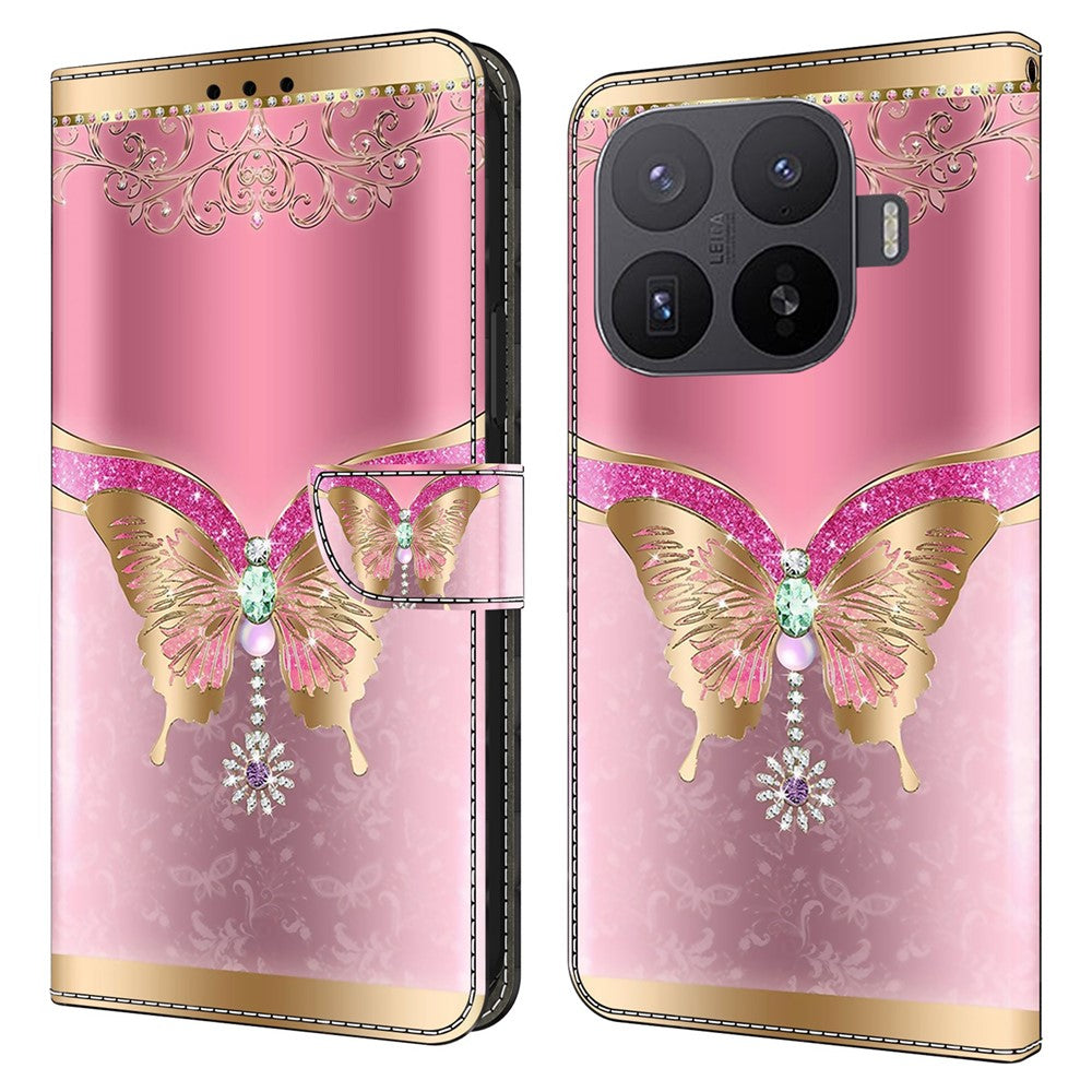 For Xiaomi 17T Wallet Case 3D Pattern PU Leather Phone Cover with Stand