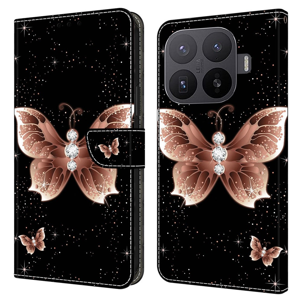 For Xiaomi 17T Wallet Case 3D Pattern PU Leather Phone Cover with Stand