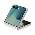 For Samsung Galaxy Z Flip8 Case Electroplating Floral Pattern PU Leather + Hard PC Phone Cover