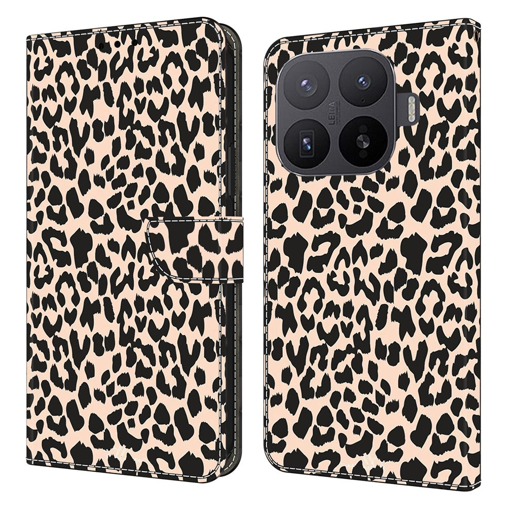 For Xiaomi 17T Phone Case Pattern Printed TPU + PU Leather Flip Cover with Card Slot