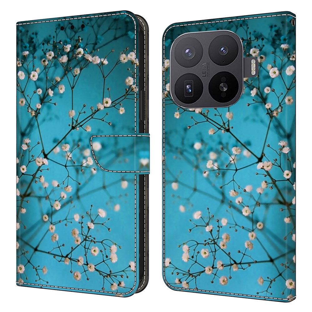 For Xiaomi 17T Phone Case Pattern Printed TPU + PU Leather Flip Cover with Card Slot