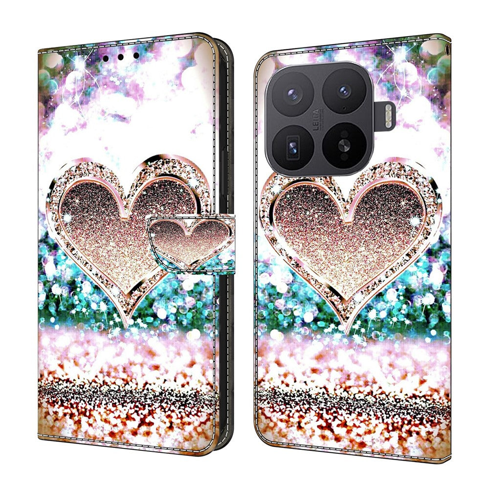 For Xiaomi 17T Pro Wallet Case 3D Pattern PU Leather Phone Cover with Stand