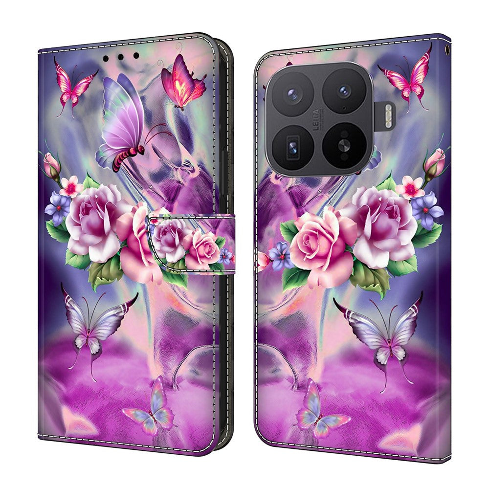For Xiaomi 17T Pro Wallet Case 3D Pattern PU Leather Phone Cover with Stand