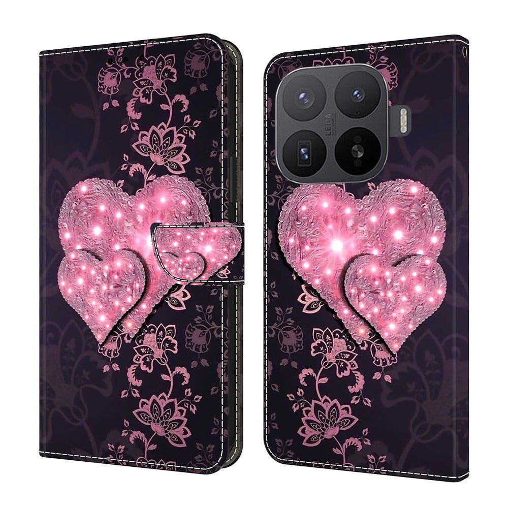 För Xiaomi 17T Pro Plånboksfodral 3D-mönstrat PU-läder Telefonfodral med Stativ