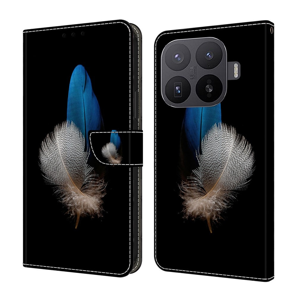 För Xiaomi 17T Pro Plånboksfodral 3D-mönstrat PU-läder Telefonfodral med Stativ