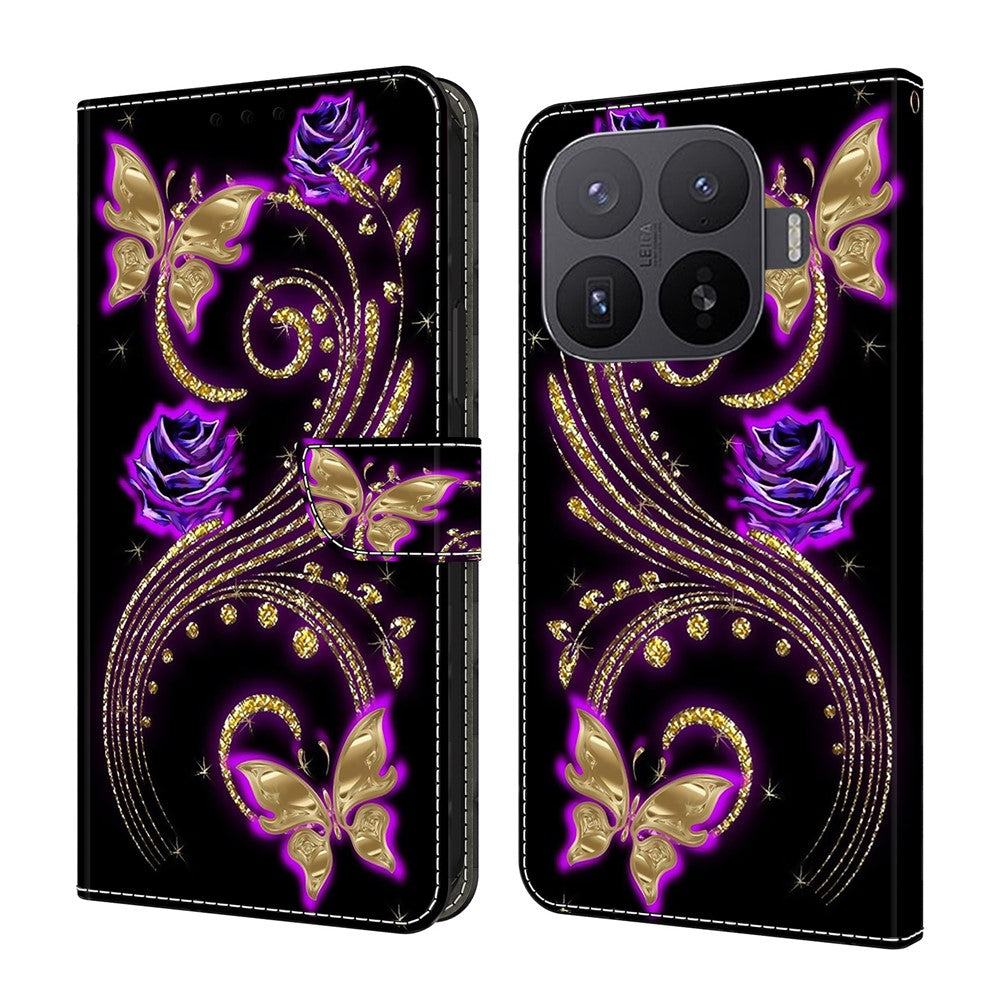 For Xiaomi 17T Pro Wallet Case 3D Pattern PU Leather Phone Cover with Stand