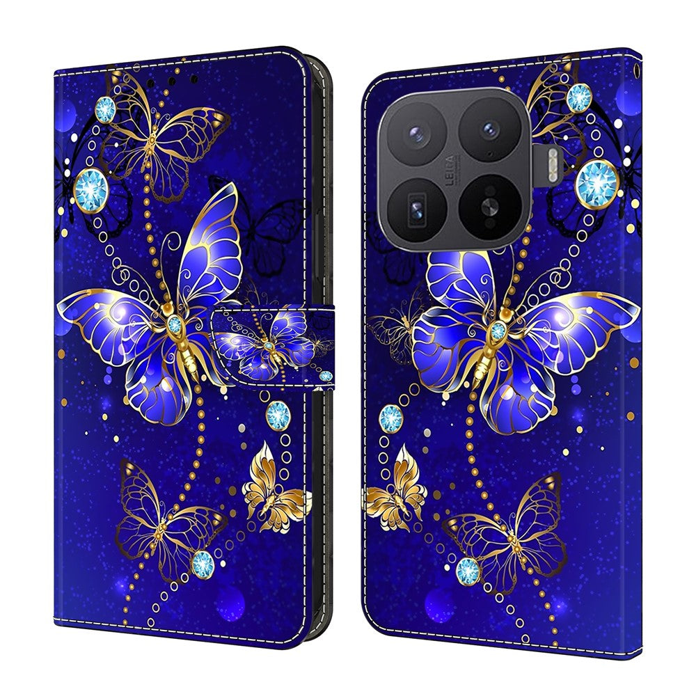 For Xiaomi 17T Pro Wallet Case 3D Pattern PU Leather Phone Cover with Stand