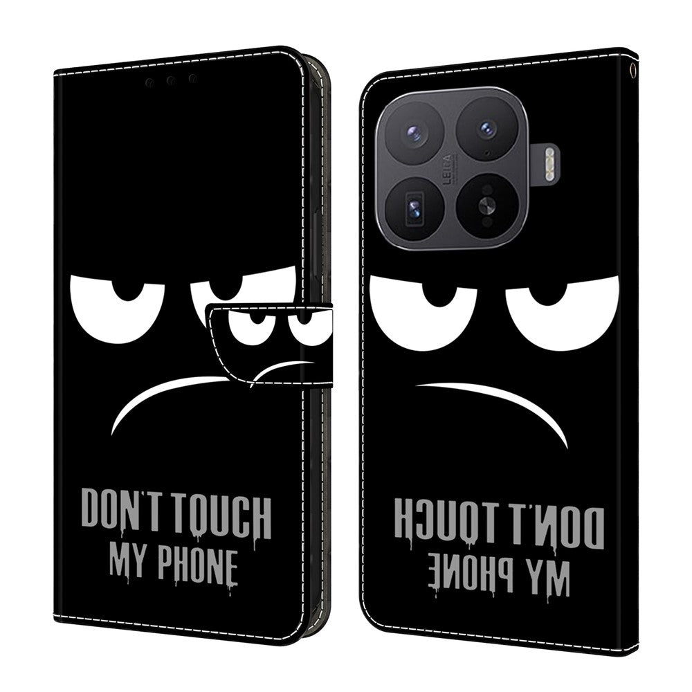 Wallet Case For Xiaomi 17T Pro Magnetic Clasp 3D Pattern Leather Phone Cover