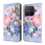 Wallet Case For Xiaomi 17T Pro Magnetic Clasp 3D Pattern Leather Phone Cover