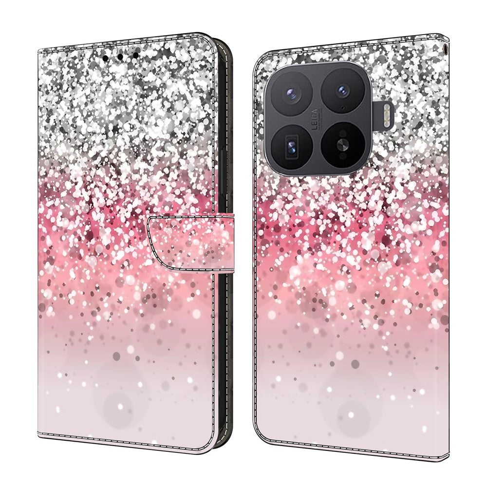 Wallet Case For Xiaomi 17T Pro Magnetic Clasp 3D Pattern Leather Phone Cover